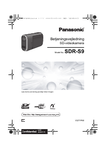 Brugsanvisning Panasonic SDR-S9 Videokamera