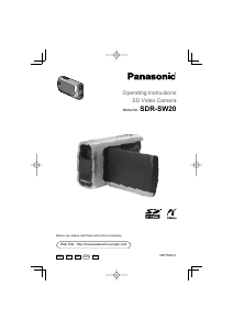 Manual Panasonic SDR-SW20 Camcorder