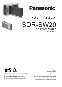 Käyttöohje Panasonic SDR-SW20 Kameranauhuri