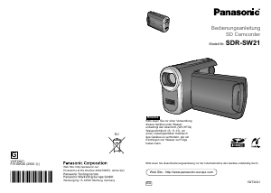Bedienungsanleitung Panasonic SDR-SW21 Camcorder