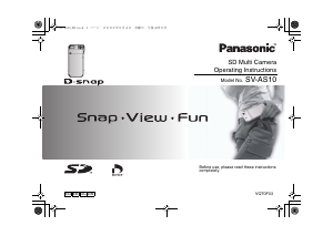 Manual Panasonic SV-AS10 Camcorder