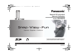 Mode d’emploi Panasonic SV-AS10 Caméscope