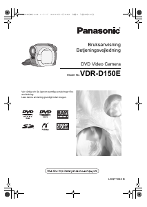 Bruksanvisning Panasonic VDR-D150 Videokamera