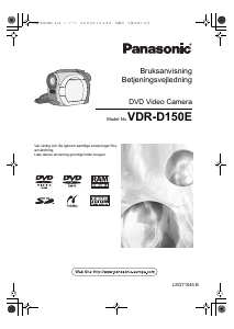 Bruksanvisning Panasonic VDR-D150E Videokamera