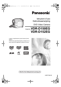 Manuale Panasonic VDR-D150E Videocamera