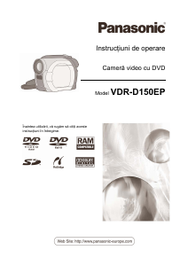 Manual Panasonic VDR-D150EP Cameră video
