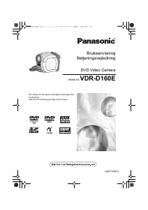Bruksanvisning Panasonic VDR-D160E Videokamera