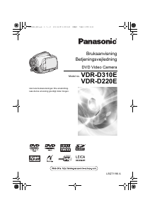 Brugsanvisning Panasonic VDR-D220E Videokamera