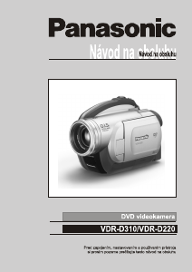 Návod Panasonic VDR-D220EP Videokamera