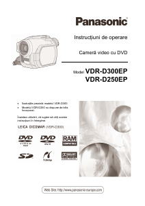 Manual Panasonic VDR-D250EP Cameră video