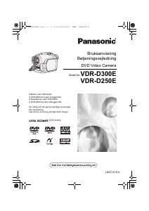 Brugsanvisning Panasonic VDR-D300E Videokamera