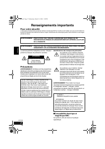 Mode d’emploi Panasonic VDR-M50EG Caméscope