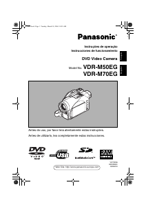 Manual Panasonic VDR-M50EG Câmara de vídeo