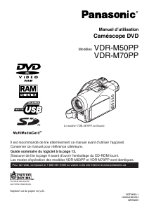 Mode d’emploi Panasonic VDR-M50PP Caméscope