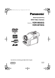 Brugsanvisning Panasonic VDR-M55EG Videokamera