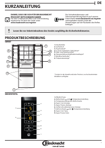 Manual Bauknecht KSN 19 IN Fridge-Freezer