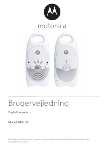 Brugsanvisning Motorola MBP10S Babyalarm