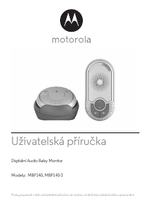 Manuál Motorola MBP140-2 Chůvička