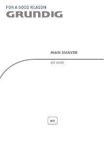 Manual Grundig MS 6040 Shaver