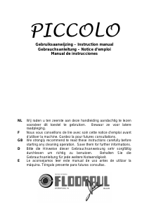 Manual de uso Floorpul Piccolo Basic Aspirador