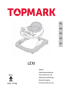 Manual de uso Topmark Lexi Andador para bébé