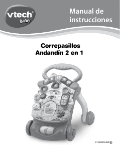 Manual de uso Vtech Andandin 2in1 Andador para bébé