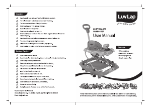 Manual Luv Lap Comfy Baby Walker