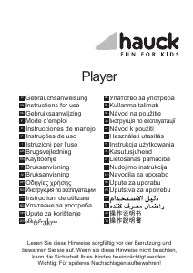 Instrukcja Hauck Player Chodzik dla dzieci