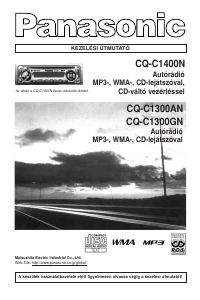Használati útmutató Panasonic CQ-C1300AN Autórádió