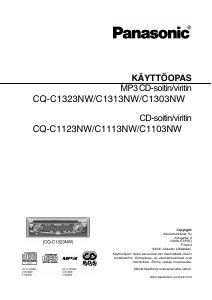 Käyttöohje Panasonic CQ-C1313NW Autoradio