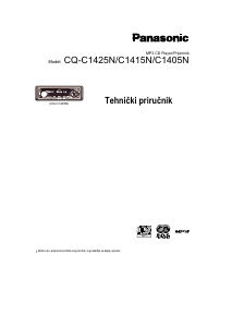 Priručnik Panasonic CQ-C1405N Radioprijamnik za automobil