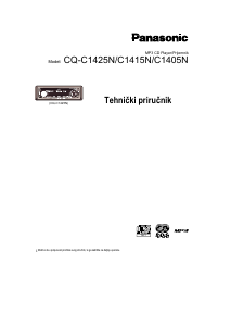 Priručnik Panasonic CQ-C1425N Radioprijamnik za automobil