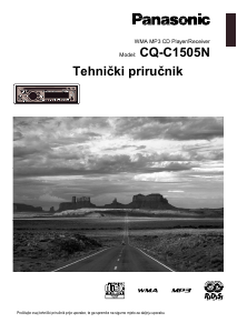 Priručnik Panasonic CQ-C1505N Radioprijamnik za automobil