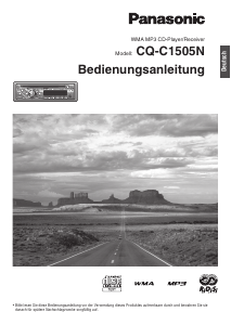 Bedienungsanleitung Panasonic CQ-C1505N Autoradio