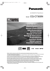 Bedienungsanleitung Panasonic CQ-C7305N Autoradio
