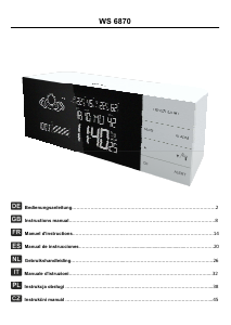 Manual de uso Technoline WS 6870 Estación meteorológica