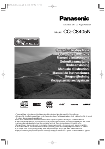 Manual Panasonic CQ-C8405N Car Radio