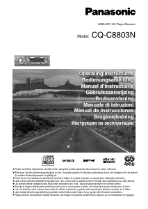 Mode d’emploi Panasonic CQ-C8803N Autoradio
