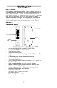 Handleiding Technoline WS 7394 Weerstation