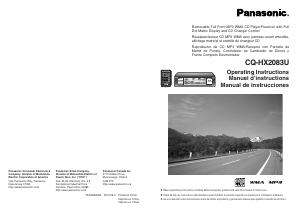 Manual de uso Panasonic CQ-HX2083U Radio para coche