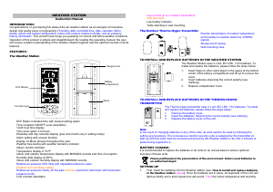 Handleiding Technoline WS 9032 Weerstation