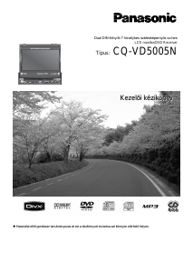Használati útmutató Panasonic CQ-VD5005N Autórádió
