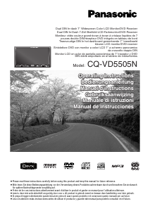 Handleiding Panasonic CQ-VD5505N Autoradio