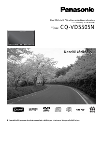Használati útmutató Panasonic CQ-VD5505N Autórádió