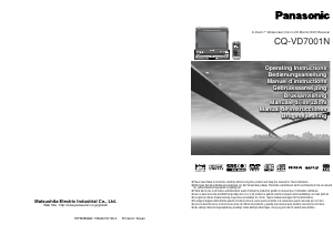 Handleiding Panasonic CQ-VD7001N Autoradio