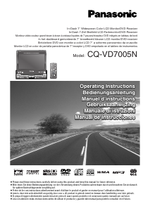 Manual Panasonic CQ-VD7005N Car Radio