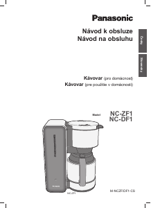 Manuál Panasonic NC-DF1 Kávovar