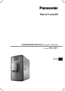 Manuál Panasonic NC-ZA1 Kávovar