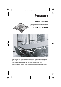 Mode d’emploi Panasonic KX-TS730EX Téléphone de conférence