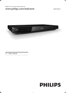 Handleiding Philips BDP2850 Blu-ray speler